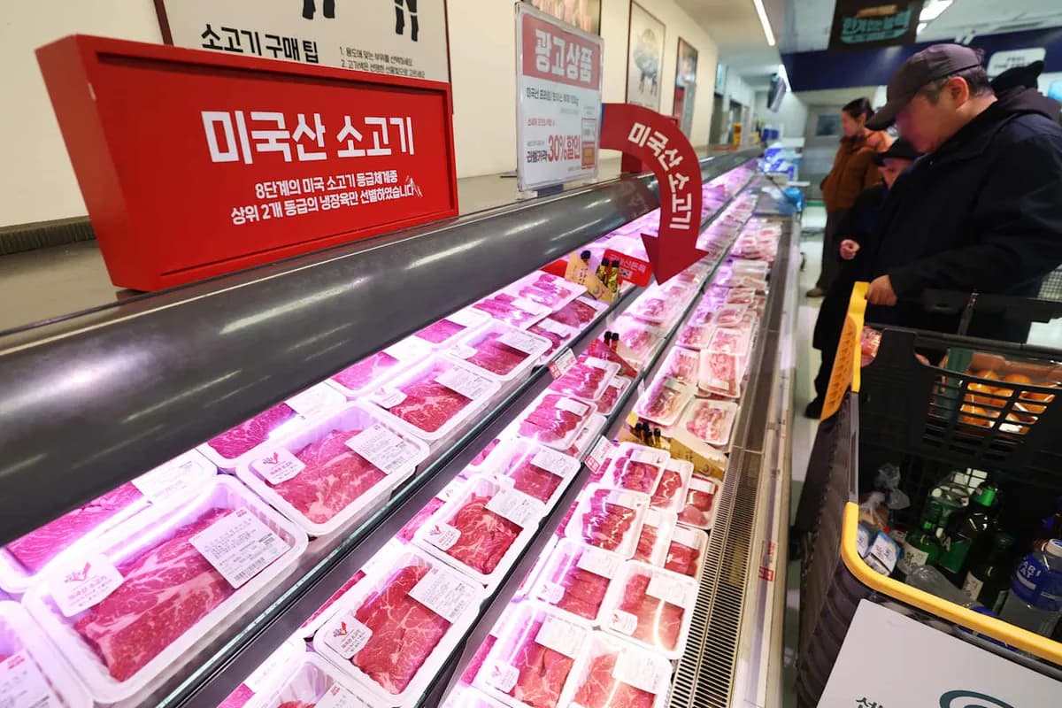 관세 0%에도 미국산 소고기 급등…한우와 가격 차 1년 새 '반토막'