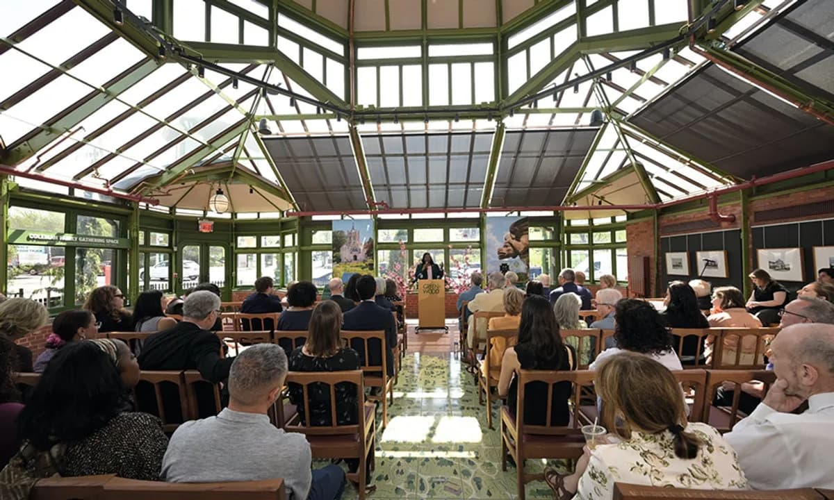 Restored Victorian greenhouse links Brooklyn's Green-Wood Cemetery to its living neighbours