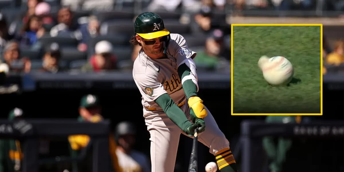 He tore the cover off the baseball ... with a 14.3 mph exit velocity?