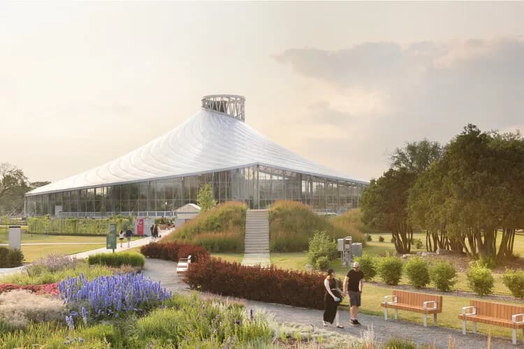 캐나다 위니펙에 21세기형 식물원 '더 리프' 개관