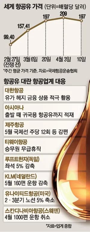 유럽 항공유 6주치 남았다…루프트한자 항공기 27대 운항 중단
