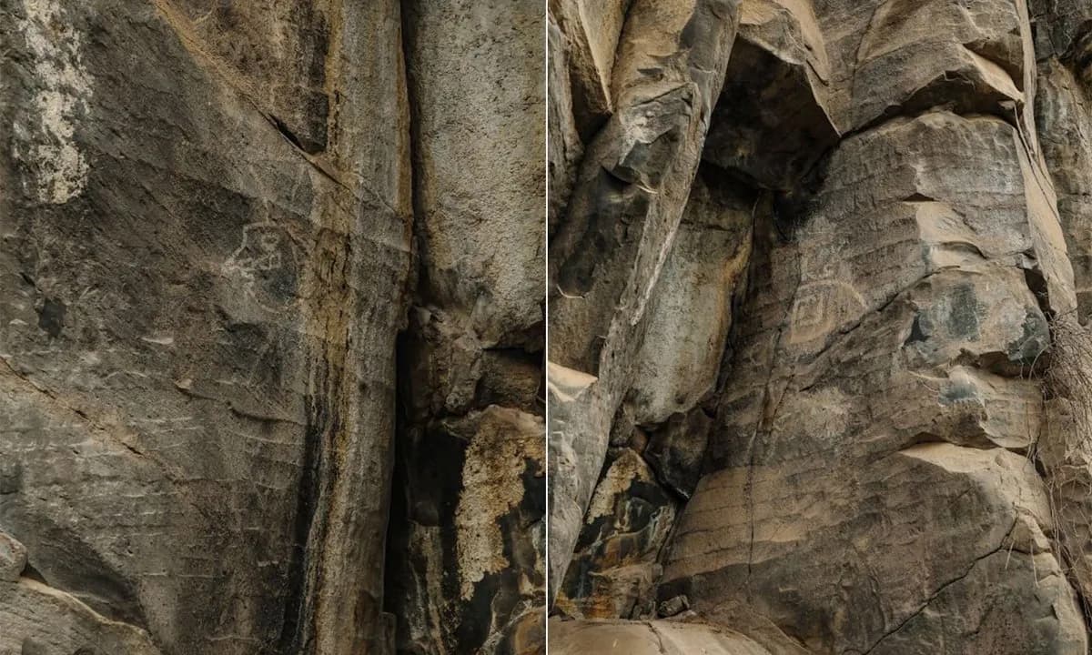 Petroglyphs and cave paintings, some more than 4,000 years old, discovered in Mexico