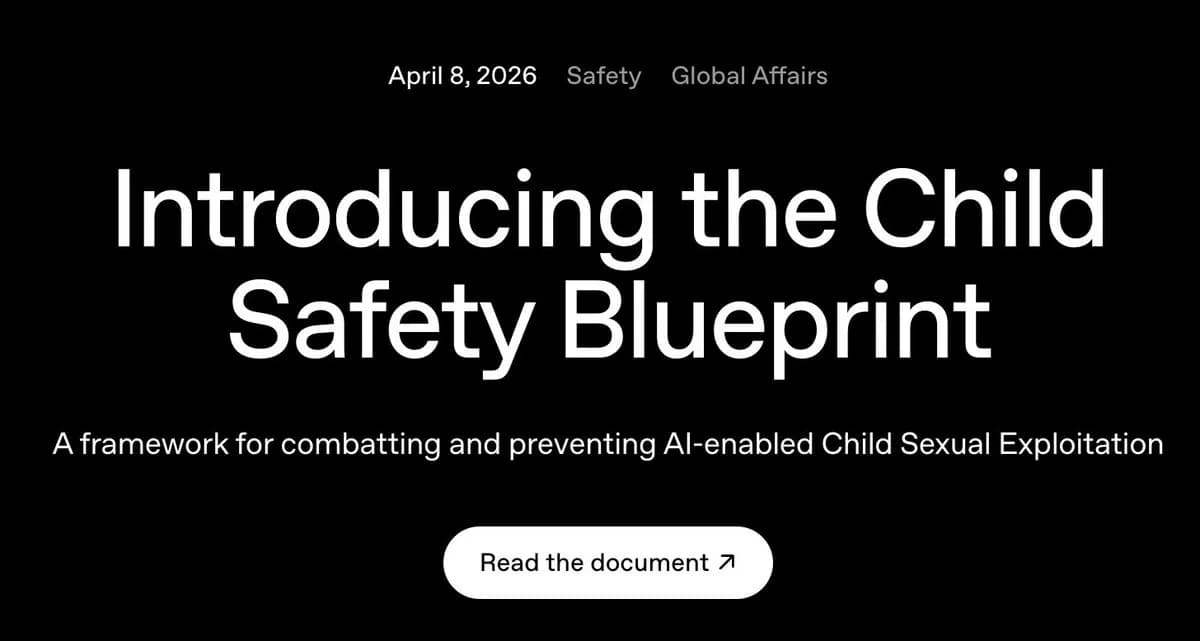 Introducing the Child Safety Blueprint