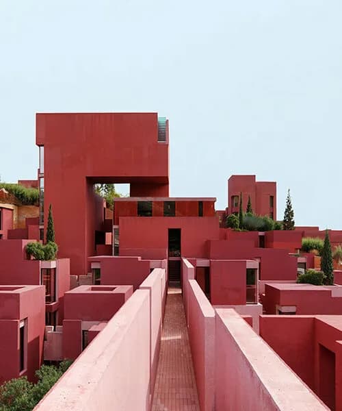 inside bofill taller de arquitectura's color-coded labyrinths and constructed dreamscapes