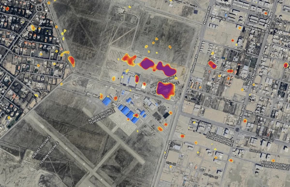 When Satellite Imagery Goes Dark: New Tool Shows Damage in Iran and the Gulf