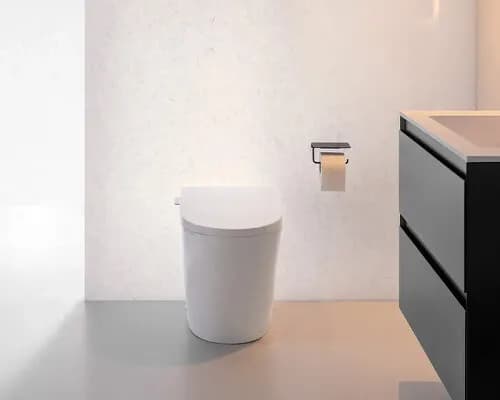 roca’s avant toilet maximizes bathroom layouts through integrated solution
