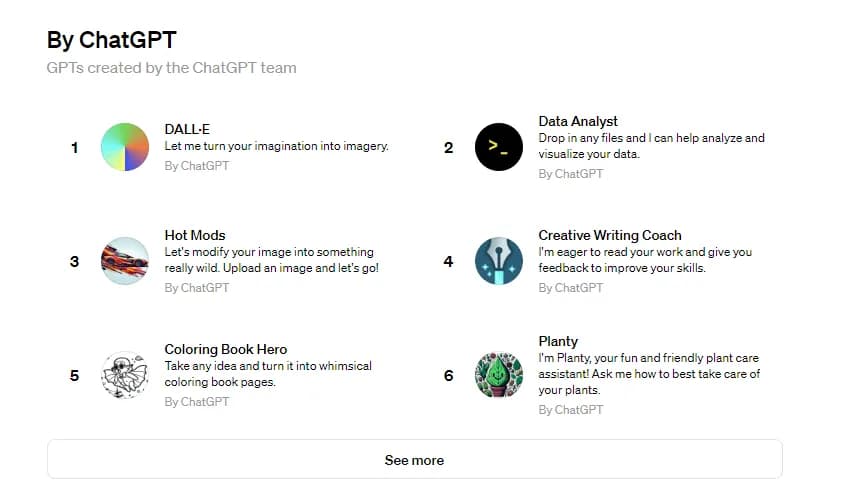 Brainstorming with ChatGPT