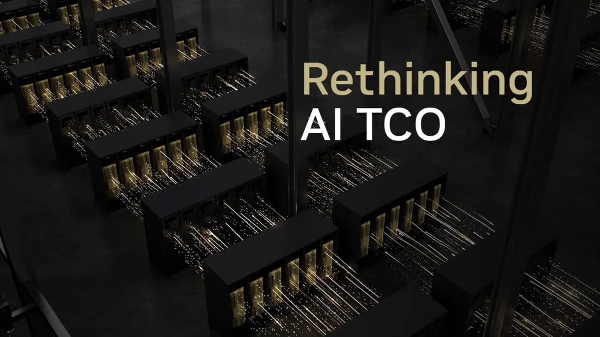Rethinking AI TCO: Why Cost per Token Is the Only Metric That Matters