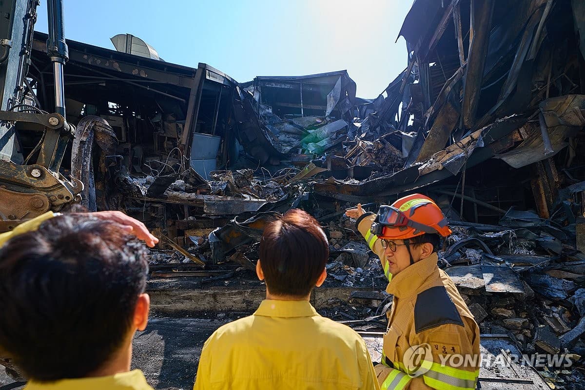 정부, 대전 공장화재 피해 복구에 재난특교세 10억 긴급 지원