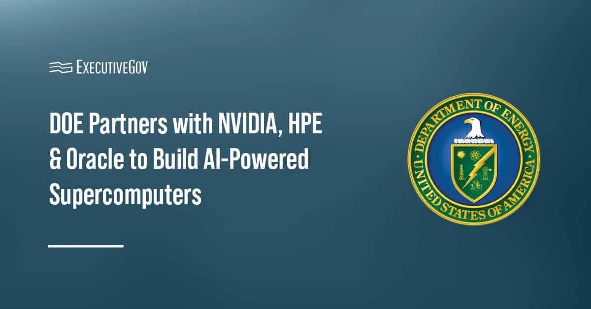 美 에너지부, NVIDIA·HPE·오라클과 차세대 AI 슈퍼컴퓨터 구축