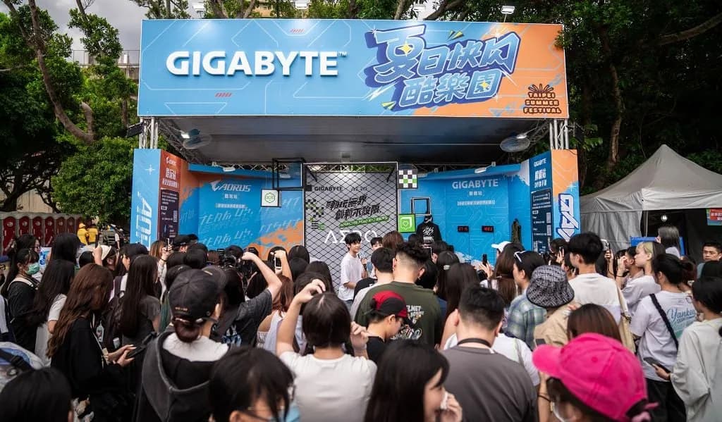 기가바이트, 대만 여름축제 첫 참가로 MZ세대 공략