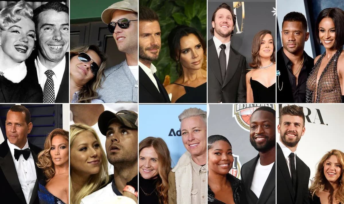 테일러 스위프트-트래비스 켈시 결혼, 스포츠-연예계 커플의 계보