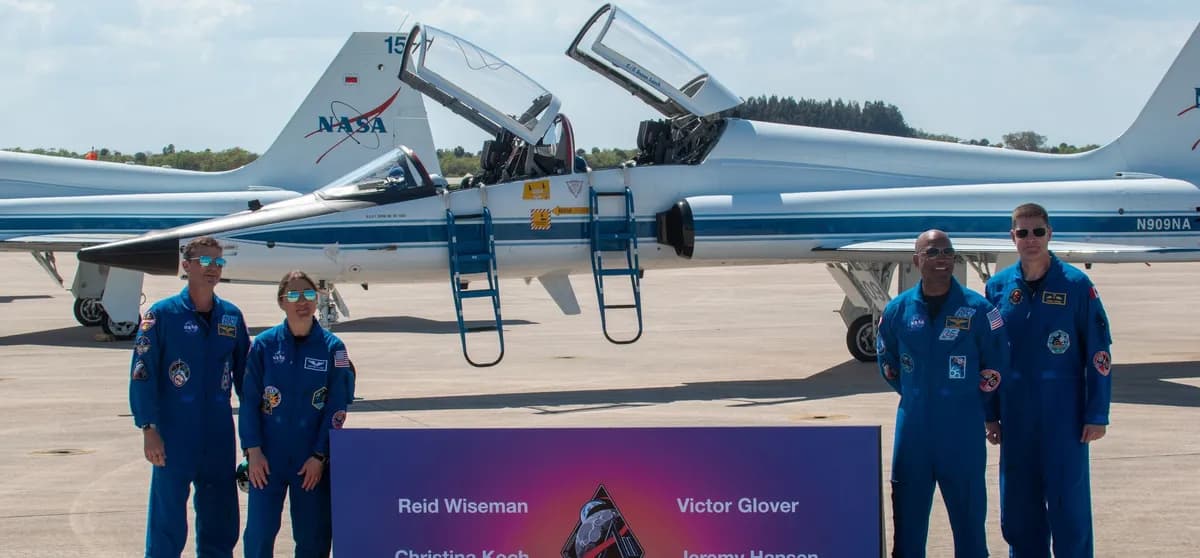 아르테미스 2 우주비행사들, 케네디 우주센터 도착…52년 만의 유인 달 탐사 임박