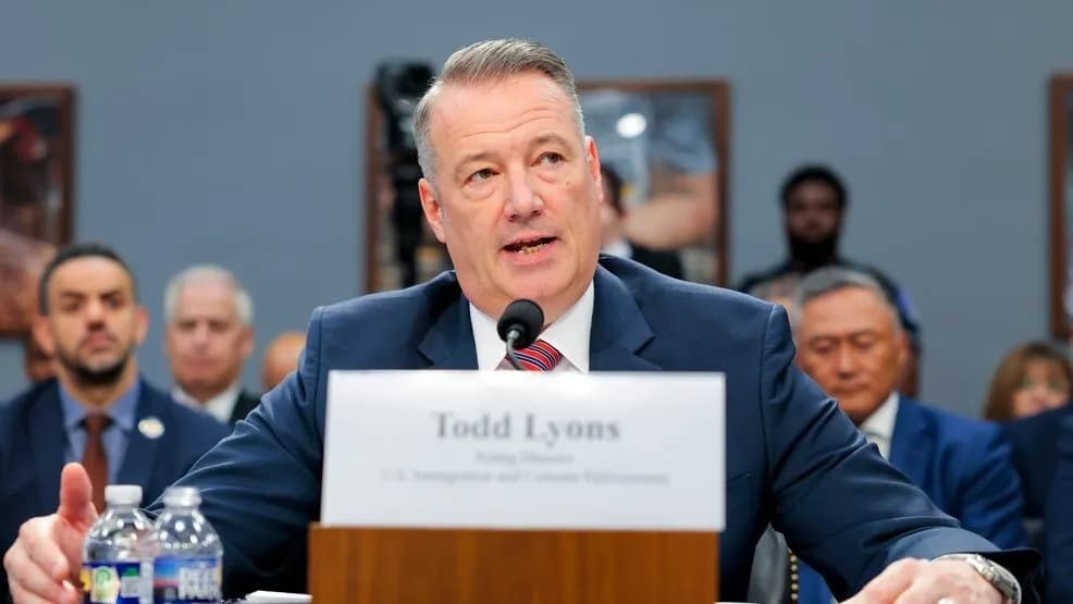 美 ICE 대행 국장 토드 라이언스, 5월 말 사임 예정