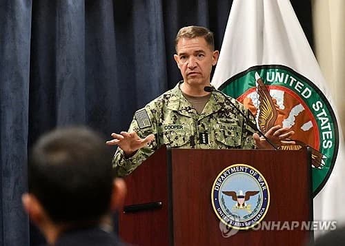 미군, 이란 호르무즈 해협 위협 시설 타격