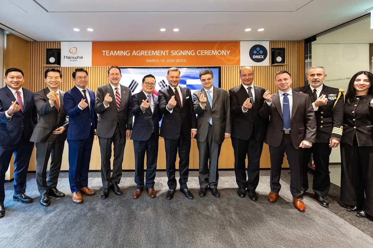 한화오션, 그리스 ONEX와 잠수함 독점 파트너십 체결