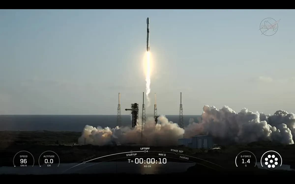 SpaceX launches huge 'Cygnus XL' cargo ship carrying over 5 tons of supplies to ISS astronauts (video)